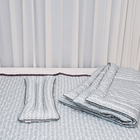 아띠블랑 유아용 일체형 이불 + 베개 + 패드 세트, 클라우드, 베개(65 x 30 cm), 이불(150 x 100 cm), 패드(150 x 100 cm)