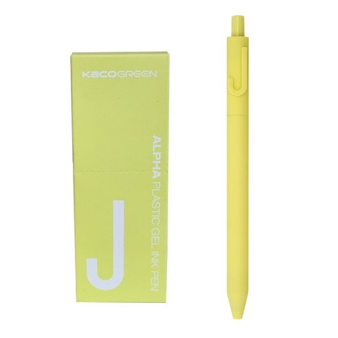 카코 알파 소프트 중성 젤펜 0.5mm, 알파벳 J, 10개