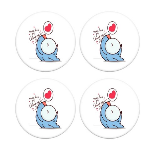 쁘띠 프레쉬 규조토 코스터 B02 4p, 타입3