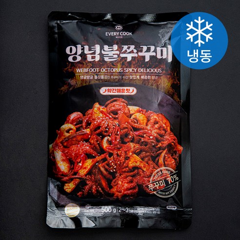 에브리쿡 양념불쭈꾸미 (냉동), 500g, 2개