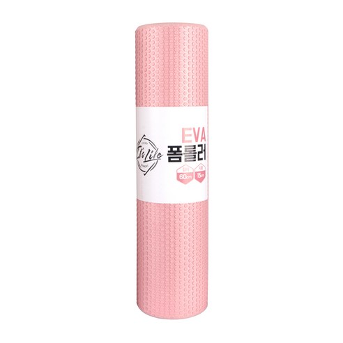 필라테스 요가 EVA 릴리브 폼롤러, 블로섬핑크