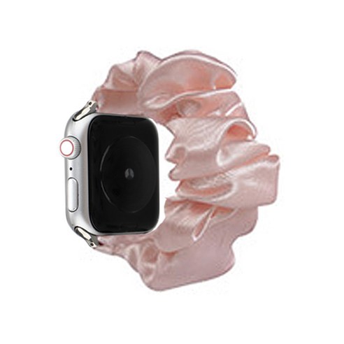 코쿼드 애플워치 6 5 4 3 2 SE 곱창밴드 스크런치 스트랩 밴드 38/40mm, 005
