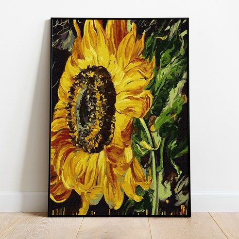 플레이어바웃 DIY 명화 그리기 세트 40 x 50 cm, 클래식 해바라기 (GX8341)