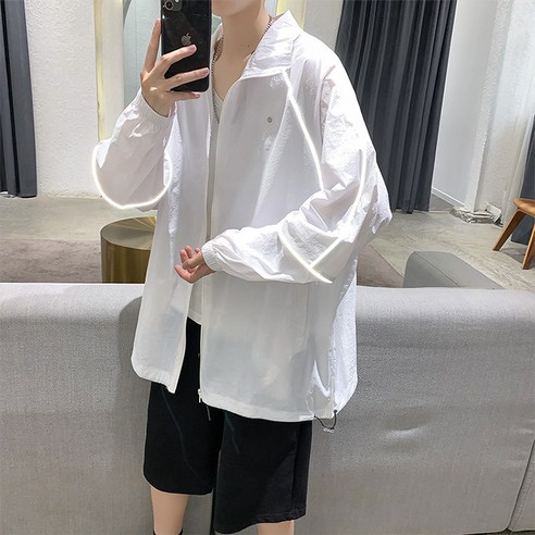 남성용 블랙101 레다리프 캐쥬얼 데일리 바람막이 점퍼 FC-2319177