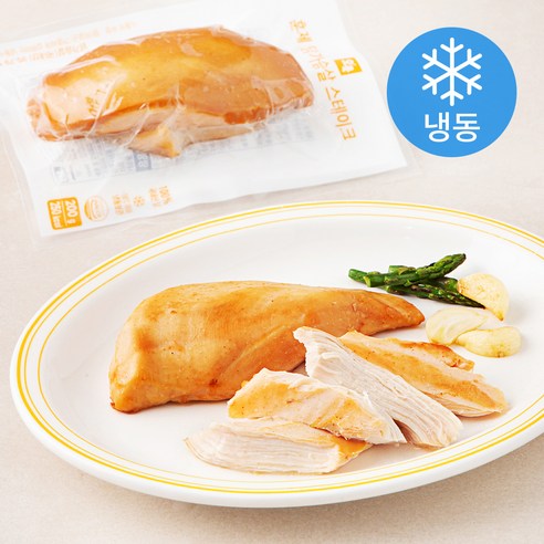 오쿡 훈제 닭가슴살 스테이크 (냉동), 200g, 1팩
