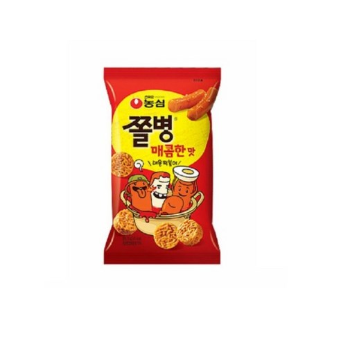 쫄병스낵 매콤한맛, 82g, 1개