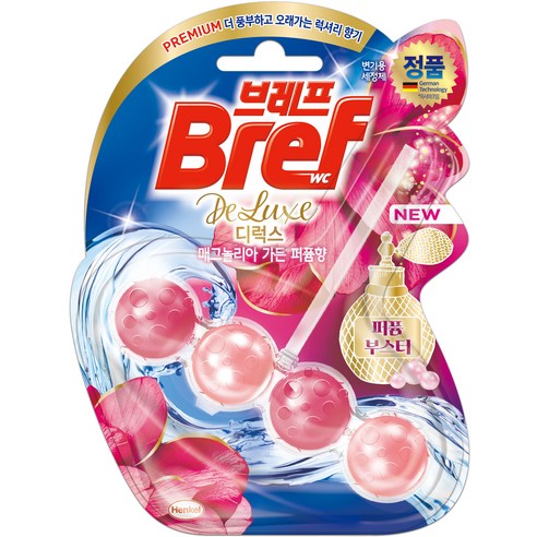 브레프 디럭스 매그놀리아 가든 변기세정제, 50g, 1개