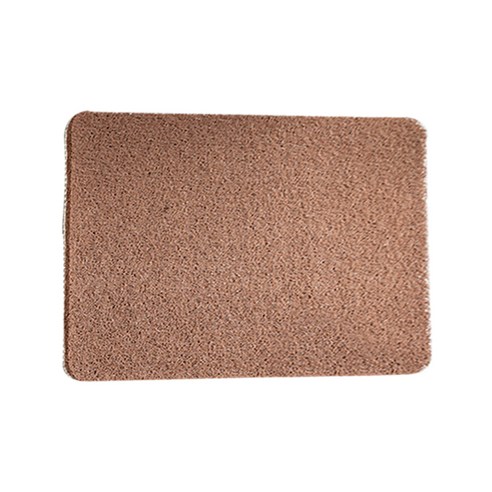 아바드 욕실 미끄럼방지 베이직 코일 매트 45 x 75 cm, 브라운, 1개