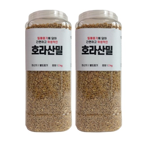 대한농산 통에담은 호라산밀, 2kg, 2개 잡곡쌀