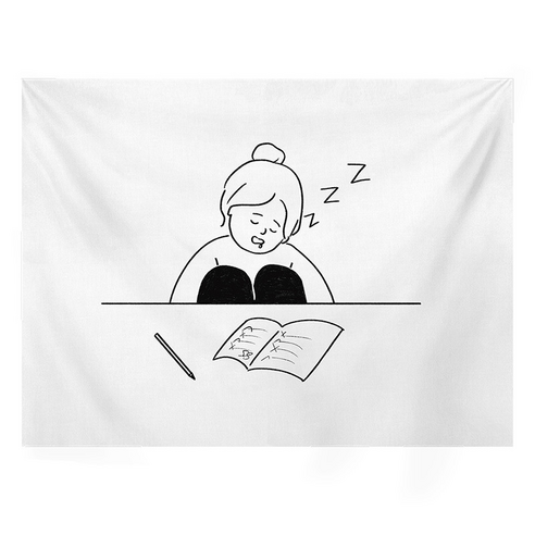 하루재 노르딕 패브릭 포스터, Sleep