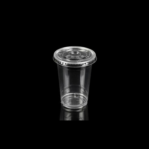 마켓맨 일회용컵 300ml + 플랫 뚜껑 세트, 1개입, 500세트