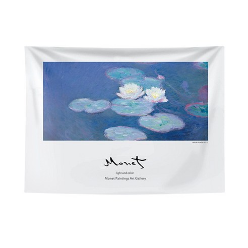 블럭마트 Monet 인테리어 행잉 패브릭 포스터, TYPE 15