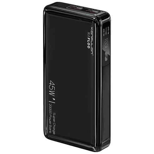 라플루 45W PPS 초고속충전 대용량 보조배터리 20000mAh, 화이트, RPB-45W