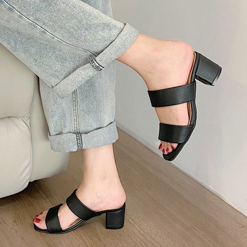 라블 여성용 가벼운 슬리퍼 6cm