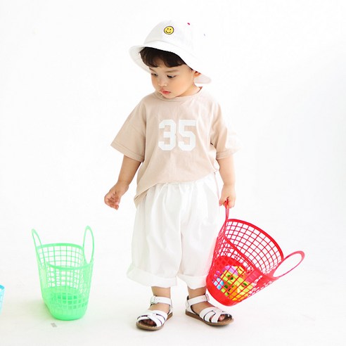 메르시보꾸 아동용 코니아 반팔 상하 바지세트 SS21S17