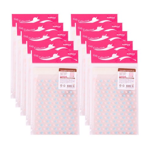 금홍팬시 포장 봉투 미니A 15p, 블루, 10개