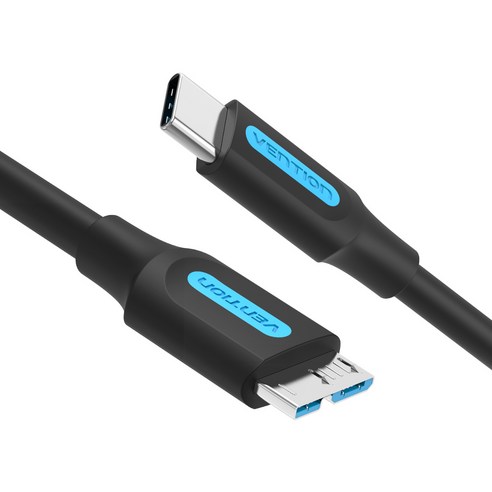 벤션 C 타입 to USB 3.0 마이크로 B 고속 케이블 CQA, 1개, 0.5m
