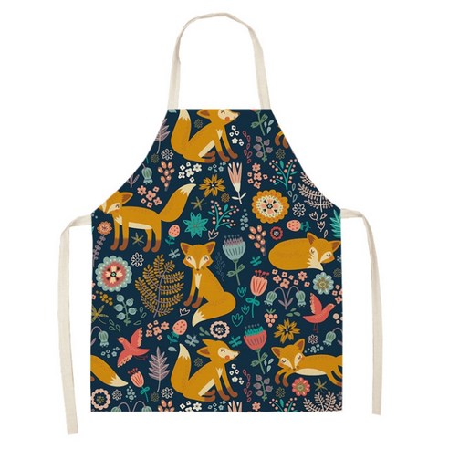 에이홉 폭스 일러스트 앞치마 68 x 55 cm, IT 01, 1개