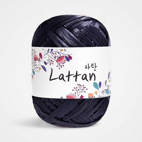 yarna 라탄 라피아 뜨개실 40g, 36번 유광, 1개