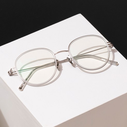 리끌로우 RL1 CRYSTAL SILVER 안경 + 케이스 + 안경닦이