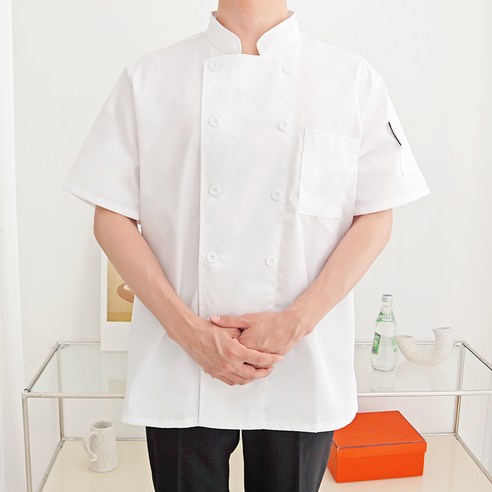 르바타 차이나카라 반팔 조리복 + 양말 세트