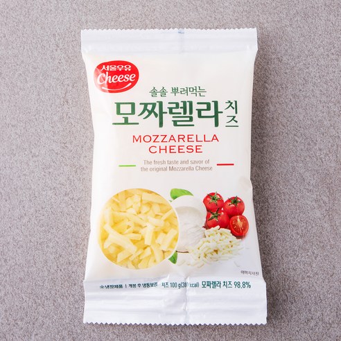 서울우유치즈 솔솔 뿌려먹는 모짜렐라 치즈, 100g, 1개