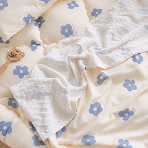 비비엔다 유아용 모달 극세사 블랭킷, 블루밍