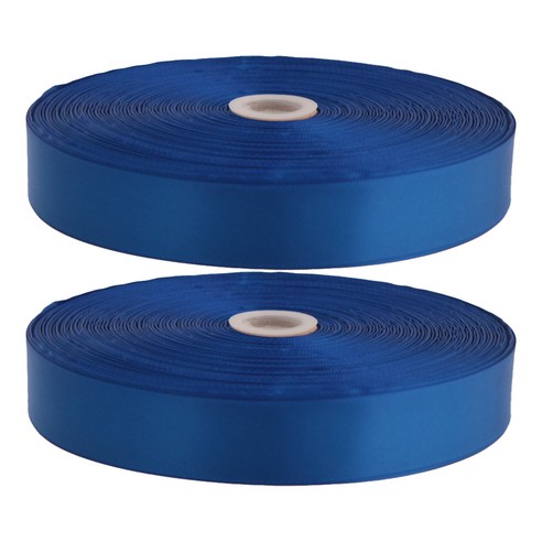 아이엔피 공단리본 25mm 2p, 파랑(25A098), 90m