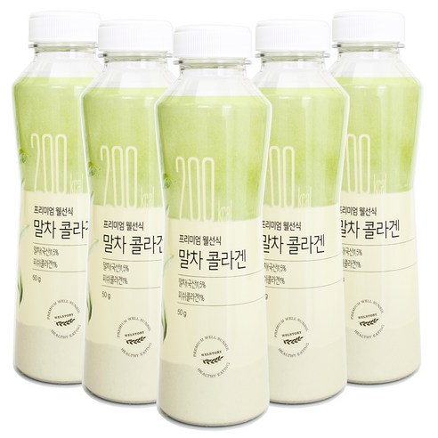 프리미엄 웰선식 말차콜라겐, 5개, 50g