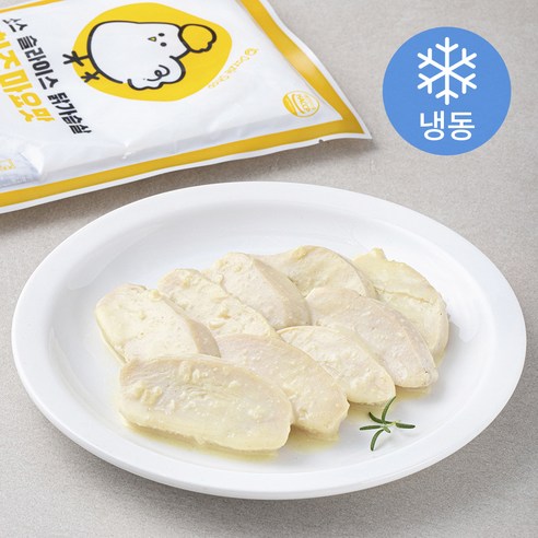 다즐샵 소스 슬라이스 닭가슴살 치즈마요맛 (냉동), 100g, 10개