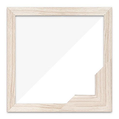 누니액자 우드 패브릭형 보석십자수액자 50 x 50 cm F22, 라떼, 1개