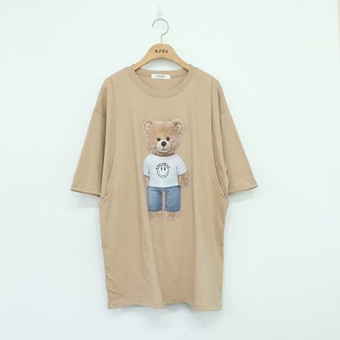 보리맘 털곰 면 수유티 반팔 수유복 ID327