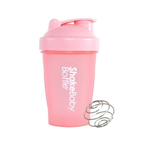 쉐이크베이비 보틀 쉐이커, 핑크색, 600ml