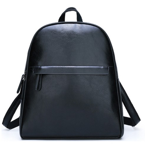 JHCompany 캐주얼 숄더 토트 가죽 기저귀 가방, 블랙