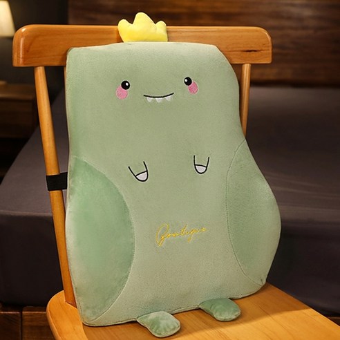 리빙에스 과일 동물 등 받이 쿠션, 공룡