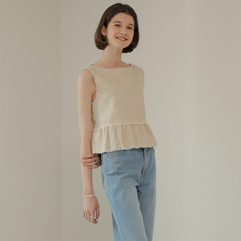어몽 A HERRINGBONE TWEED BL