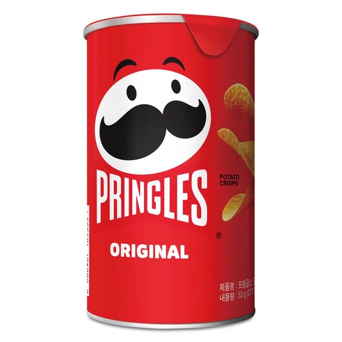 프링글스 오리지날 감자스낵 스몰 캔, 53g, 1개