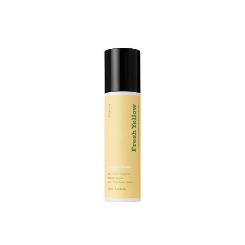 에이룸 섬유향수 드레스 퍼퓸 룸 스프레이 150ml, 프레쉬 옐로우, 1개