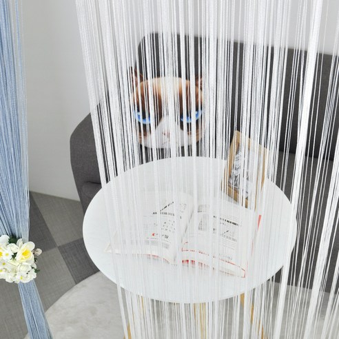 공간에 감성을 더하다: 아라크네 무지 실커튼, 섬세한 아름다움으로 일상을 특별하게 실커튼