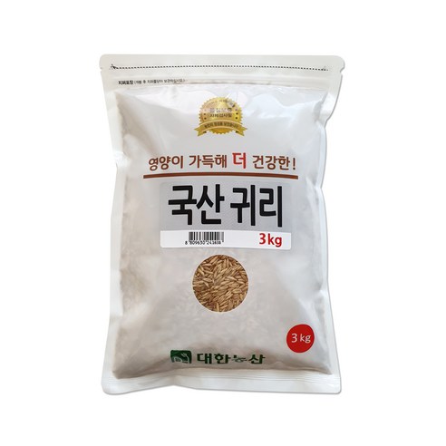 대한농산 국산귀리, 3kg, 1개