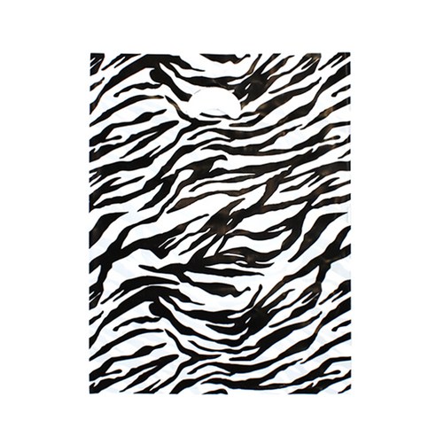 대한잡화점 LDPE 링봉투 50p, 지브라