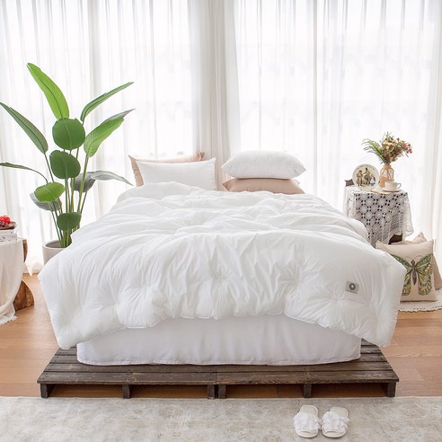 부드러운 수피마 코튼과 뛰어난 편안함을 제공하는 그래이불 차렵이불