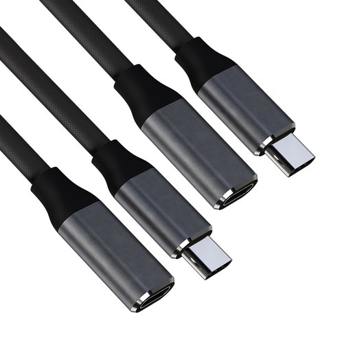 엠비에프 USB 3.0 C타입 CM CF 연장 케이블 MBF-USBCF05, 2개, 0.5m
