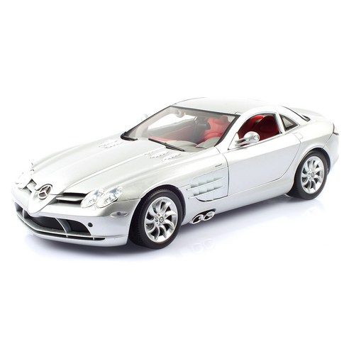 MOTORMAX 1:12 레프리카 메르세데스 벤츠 SLR 맥라렌 자동차 모형 MTX730049SI, 실버, 1개