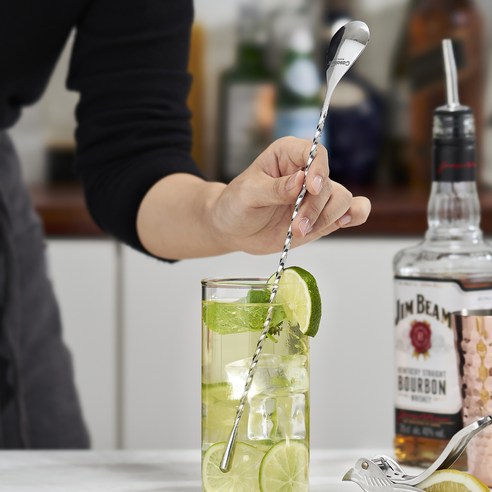 까사베니 골드링 지거와 바스푼으로 완성하는 나만의 홈텐딩 칵테일