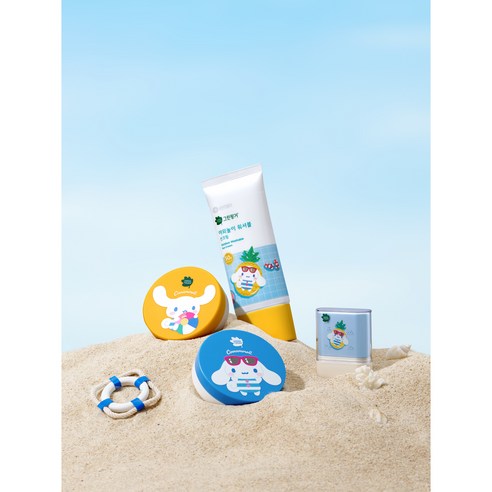 시나모롤 선팩트로 우리 아이 피부 햇볕 걱정 끝!