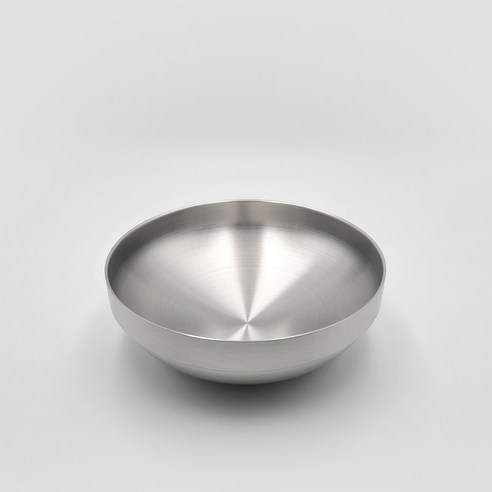 스텐 무광 이중턱 냉면기 21cm, 1개