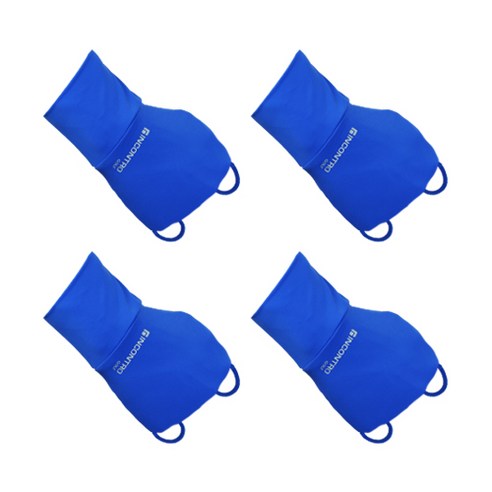 인콘트로 골프용 UV차단 오른손 손등토시 4p, 파랑색, 4개