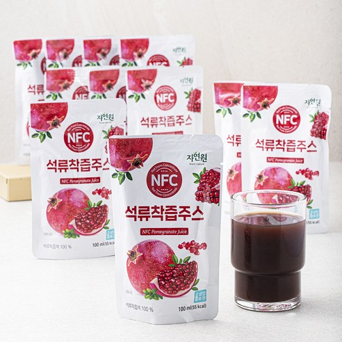 자연원 NFC 석류 착즙주스, 60개입, 100ml