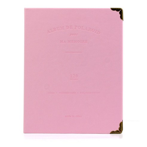 셀레네 리스 심플 폴라로이드 앨범, 핑크, 120매